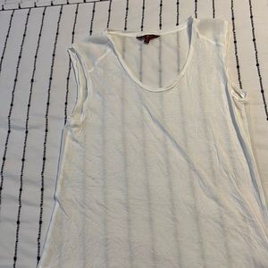 7 For All Mankind Sheer white tank